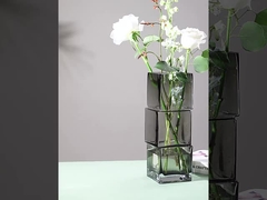 Vase en verre décoratif moderne élégante, pièce maîtresse pour tout décor