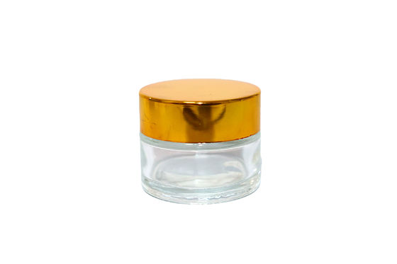 10ML Screw Cap Round Glass Cosmetic Jars Sleek