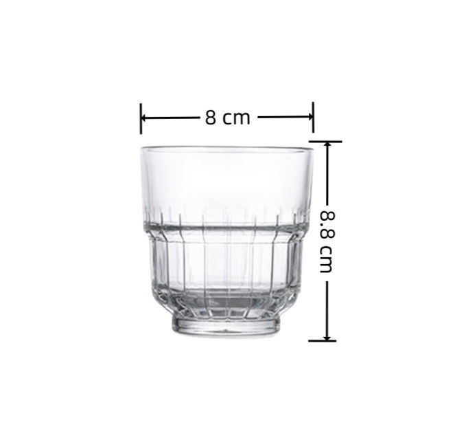 300ml Clear Glass Tall Footed Pilsner Glass for B2B Glassware Buyers