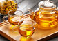 Théière en verre résistante à la chaleur claire de 50 onces, bouilloire de thé en verre de preuve de chaleur