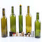 le vin en verre vide de 375ml 500ml 750ml met les bouteilles en bouteille en verre vert-foncé pour la vodka/whiskey de boisson alcoolisée