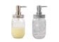 GV de pots en verre vides de pompe en plastique/de bouteilles shampooing vide et de conditionneur