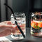 Tasse en verre claire de boissons de tasse en verre simple de style pour la crème glacée de jus de lait