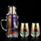 Bouteille d'eau de refroidissement en verre de luxe d'ODM d'OEM couleur de magie de 34 onces