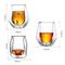 Tasse en verre personnalisée par double de Borosilicate résistante à la chaleur pour le whiskey de boisson