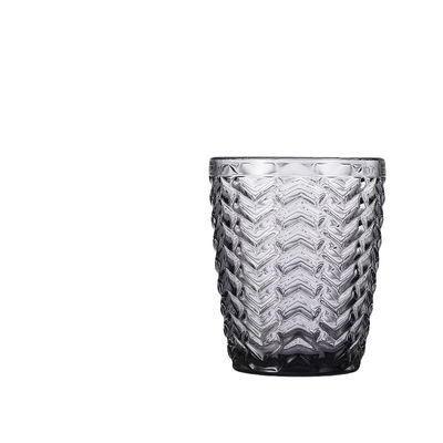 Hoshine Joy Couleur grise 300 ml verre cristallin Tumbler Servant quotidiennement des verres pour le jus de boisson