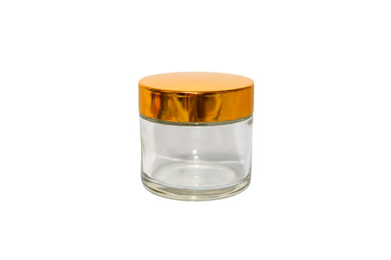 Bouchon à vis 60 ml Bouteilles en verre transparent pour produits cosmétiques durables